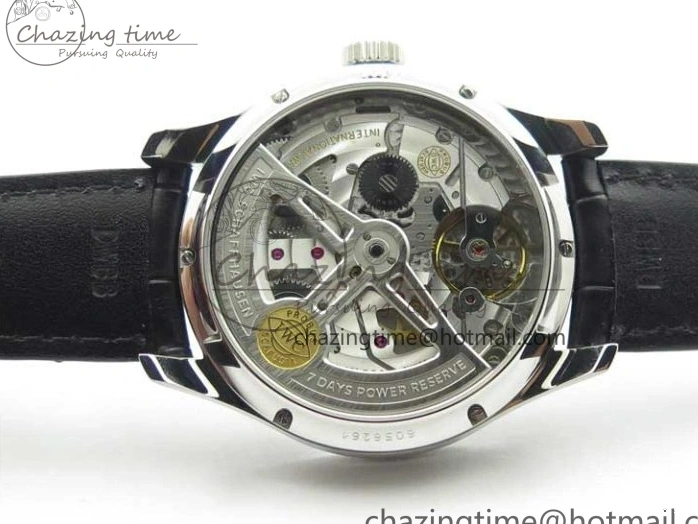 MIROTIME 0212 Portuguese Real PR Real Annual Calendar IW503510 ZF 1:1 Best Edition Green Dial on Black Leather Strap A QuickDry 7097